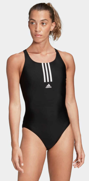 Černé dámské sportovní jednodílné plavky Adidas Performance