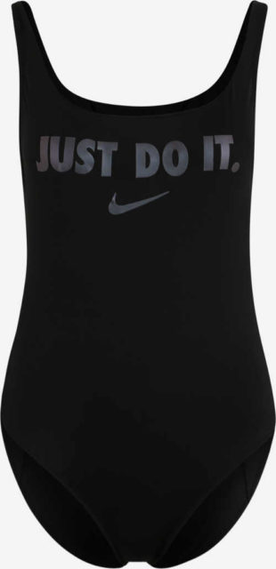 Černé sportovní dámské dvoudílné plavky Nike Just do it