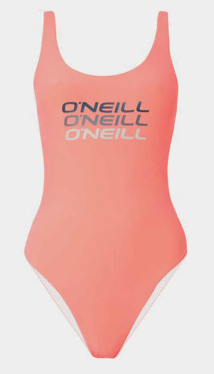 Růžové dámské sportovní jednodílné plavky O'Neill