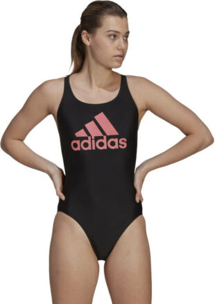 Jednodílné dámské plavky sportovního střihu Adidas